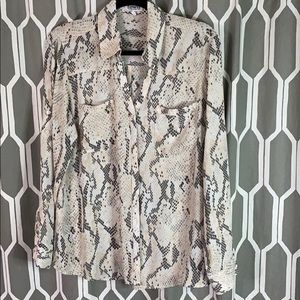 Snakeprint Express Portofino button down
